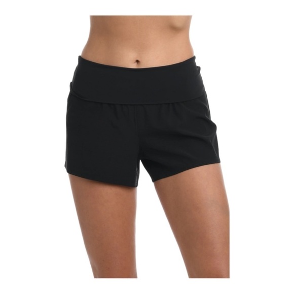 La Blanca Island Goddess Foldover 3" Inseam Board Short NWT - Picture 1 of 7